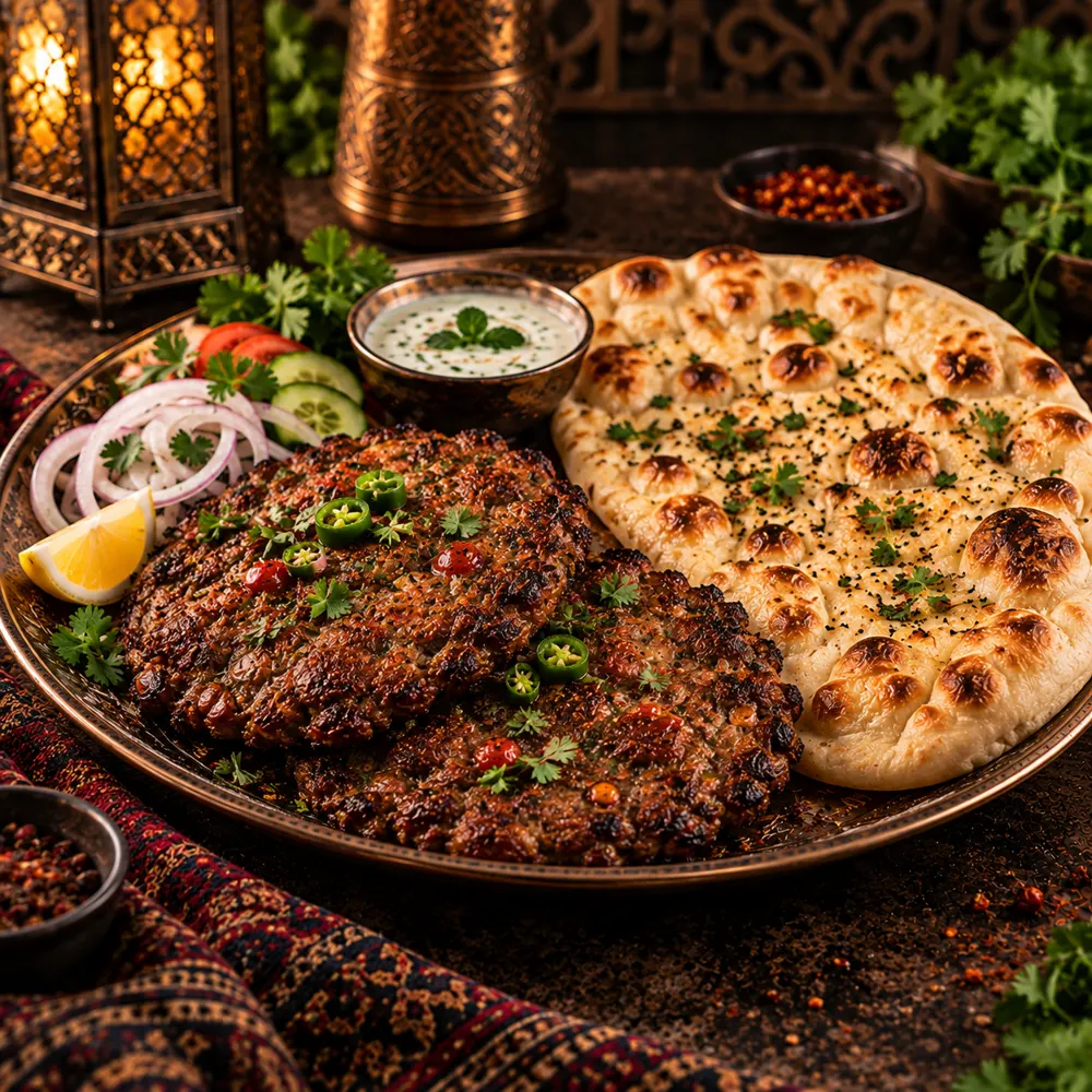 Double Chapli Kebab