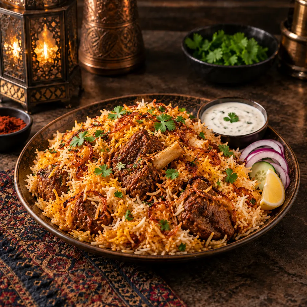 Lamb biryani